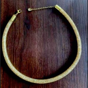 Golden Swarovski necklace